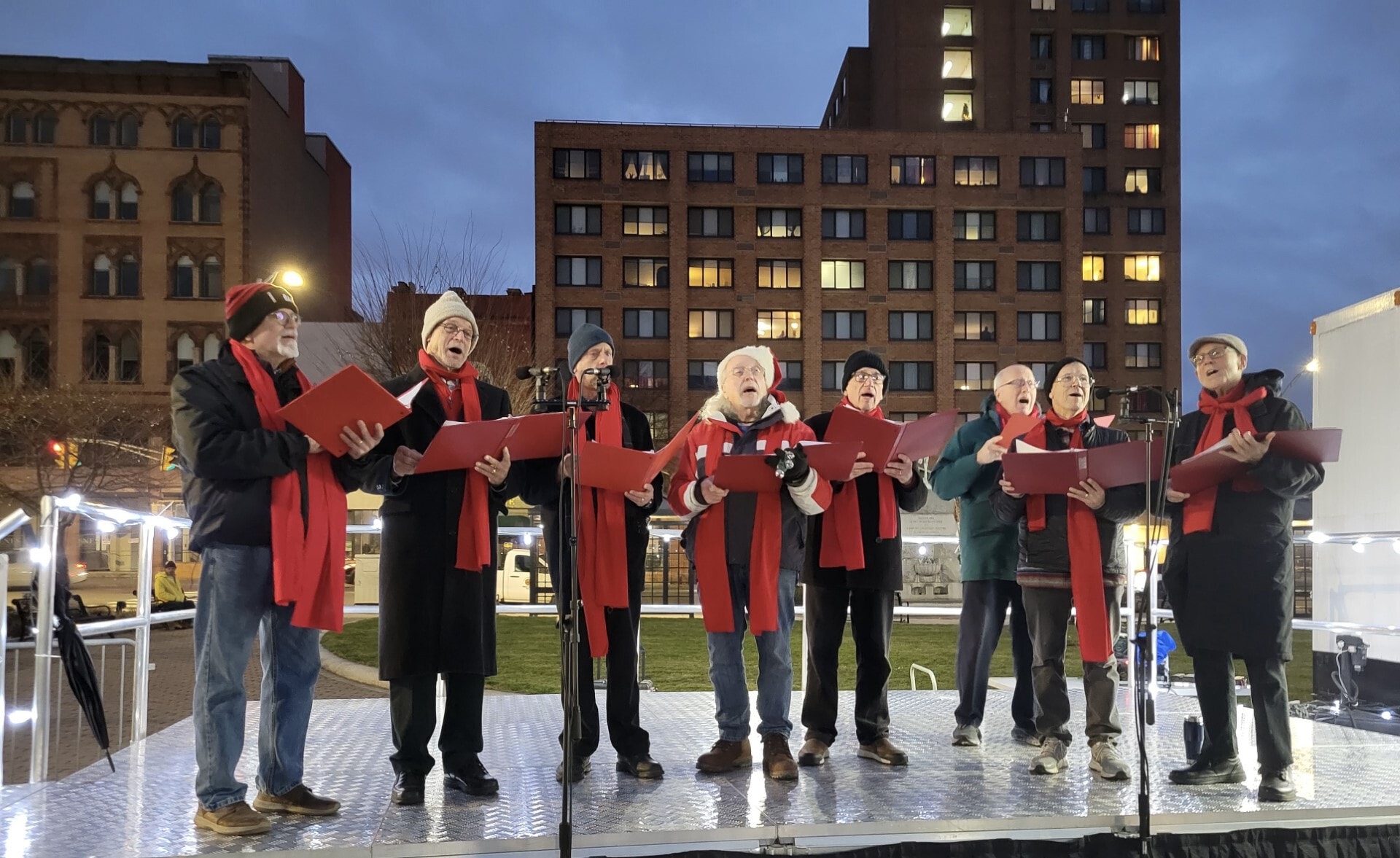 Valley Chordsmen choir singing in concert